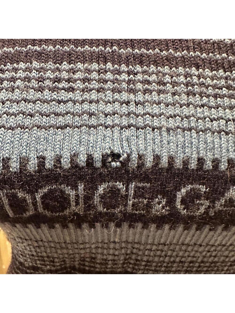Vintage Dolce & Gabbana Blue Logo Sweater - Picture 4 of 4